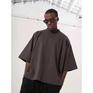 เสื้อกอล์ฟผู้ชายสีขาวล้วนคุณภาพสูง ผ้าฝ้าย 100% ไซส์ใหญ่พิเศษ แห้งเร็ว ระบายอากาศดี เป็นมิตรกับสิ่งแวดล้อม เหมาะสำหรับฤดูใบไม้ร่วง - Product Image 6