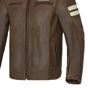 Mens Sheepskin Biker Jacket OEM Factory Wholesale Supplier Custom Design Warm Stylish Motorcycle Jacket Durable Winter - Product Image 5
