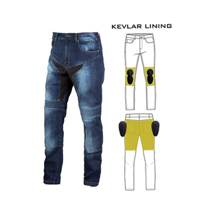 Nuevos pantalones vaqueros de moto para hombre, pantalones de motociclista, pantalones vaqueros de mezclilla con protección para montar en moto, con el mejor OEM - Product Image 2