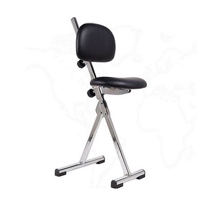 Industrial Adjustable <b>Workshop</b> <b>Stool</b> Multi Functional Foldable Mechanic Chair with Backrest Garage Seat GAPGAR037 - Product Image 3