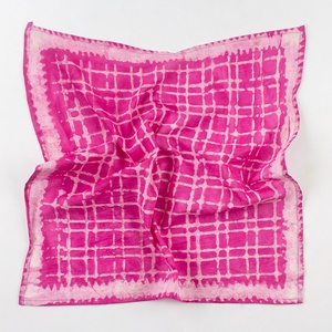 Bandana cuadrada de algodón suave de alta calidad, bandana de pelo multifuncional con bufanda impresa a mano personalizada, pañuelo barato para la cabeza - Product Image 6