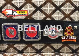 Cinturón de Campeonato de Lucha Libre Profesional NWA para Adultos, Aleación de Zinc, Forro de Cuero PU de 2mm/4mm, Personalizable, Cómodo y de Alta Calidad - Product Image 4