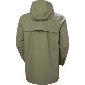 Manteau d'hiver pour homme à manches longues, décontracté, 100% fibre de bambou, séchage rapide, col montant, simple boutonnage, veste noire - Product Image 2