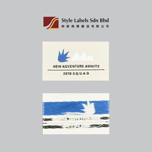 Étiquettes tissées sur mesure de qualité supérieure à prix abordable, lavables, découpées au laser pour vêtements et sacs avec logo de marque - Product Image 2