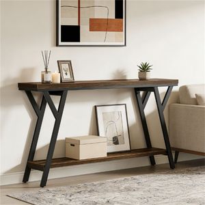 <b>Console</b> <b>Table</b> with Storage Rack for <b>Sofa</b> Entrance or Foyer Use - Product Image 3
