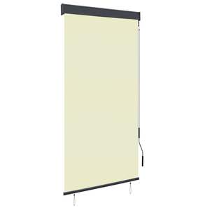 Cream <b>Outdoor</b> <b>Roller</b> <b>Blind</b> 39.4"x98.4" for Sunrooms Patios More! - Product Image 1