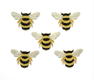 Insignias Bordadas de Tela de Sarga de Alta Calidad, Moda de Lujo, Ecológicas, Libres de Níquel, Tamaño y Forma Personalizados, Bordado Hecho a Mano - Product Image 1