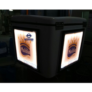 FIBRECRAFTS INDIA Modelo D Caja Superior Abierta con LED de Fibra de Vidrio FRP, Capacidad de 18L para Bicicleta/Motocicleta, Reparto, Mensajería, Paquetería, Alimentos, Lavandería - Product Image 6