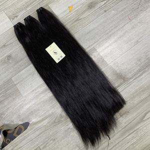 Mèches de cheveux vietnamiens naturels noirs naturels droits et droits à cuticules alignées Mèches de cheveux vietnamiens naturels à double tirage - Product Image 5