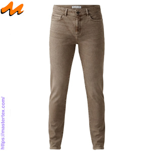 Pantalones Casuales de Corte Slim para Hombre MASTER TEXTILE MJ-ND-1002, Color Sólido, Cintura Media, Spandex/Algodón, Protección UV, Transpirables - Product Image 2
