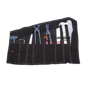 Juego de 8 Herramientas de Herrador: Cuchillo para Pezuñas, Alicates, Remachador, Escofina, Martillo, Raspador y Bolsa de Cuero - Product Image 3