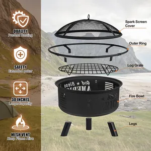 Luxury Handmade Stainless Steel <b>Fire</b> Bowl for Outdoor Living Premium <b>Fire</b> Pit Bowl Garden Bonfire Experiences Eco-Friendly Poker - Product Image 2
