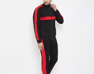 Survêtement de football pour hommes RAPID SPORTS en gros, 2-en-1 décontracté, couleur unie imprimée, 100 % coton molletonné, à capuche, taille élastique - Product Image 6