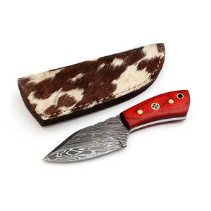 Cuchillo de Caza de Acero de Damasco Premium, Proveedor al por Mayor OEM ODM con Mango Resistente para Caza, Pesca, Camping y Bushcraft - Product Image 5
