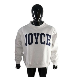 Sweat-shirt à col rond imprimé Joyce pour femme, 100% coton tricoté, manches longues, style automne - Product Image 4
