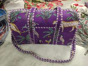 Bolsa de Viaje Plegable de Algodón Acolchado Hecha a Mano, Unisex, con Cierre de Cremallera, para Excursionismo, Campamento y Viajes al Aire Libre - Product Image 6