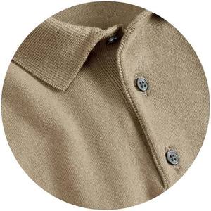 Chemise polo pour homme à rayures, logo personnalisé OEM, vêtements pour homme, manches courtes, coton, taille plus, respirante, chemise polo pour homme d'été - Product Image 6