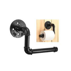 Modern Iron Toilet Paper <b>Holder</b> With Minimalist Style Perfect For Contemporary Homes Apartments And Hotel Bathroom Use - Product Image 3