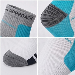 NORTH APPROACH Ankle <b>Socks</b> White Teal Breathable <b>Running</b> <b>Socks</b> for Adults Summer Season - Product Image 4