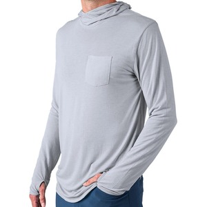 Chemise de pêche décontractée pour homme, manches longues, 100 % polyester, imperméable, UPF 50, antibactérienne, séchage rapide, respirante - Product Image 5