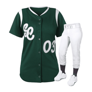 Custom Men Baseball Uniform Set Sublimated Jersey and <b>Pants</b> Button <b>Down</b> OEM Manufacturer Sportswear Export - Product Image 1