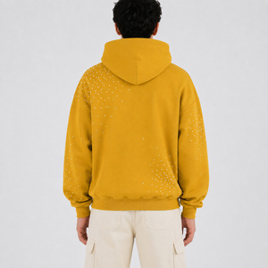 Sudadera con Capucha de Rhinestone para Hombre, Fabricación Profesional, Alta Calidad, Talla Grande, Sudadera Pesada con Rhinestone para Hombre - Product Image 2
