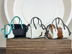 Bolsa de Viaje de Cuero Genuino para Mujer, Estilo Speedy, de Gran Tamaño, para Fin de Semana, Gimnasio, Deportes y Viajes, Venta al Por Mayor de Fábrica - Product Image 5