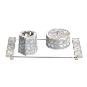 Quemador de incienso árabe Bakhoor y caja de almacenamiento con bandeja de acrílico, ideal para regalar, para el Ramadán y el Eid, venta al por mayor - Product Image 6