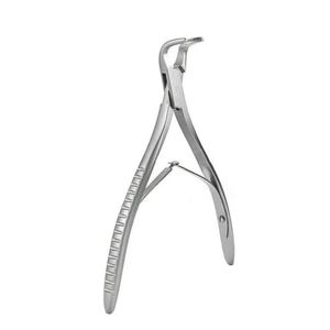 Friedmann Micro Rongeur à os dentaire à 90 degrés, argenté, avec poignée moletée, Instrument chirurgical manuel de Classe I - Product Image 3