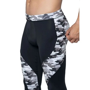 New 2026 <b>Men</b> Leggings with Side Camo Panels New <b>Men</b> Fit Slim <b>Tight</b> <b>For</b> Gym Running outdoor Leggings <b>Tight</b> - Product Image 5