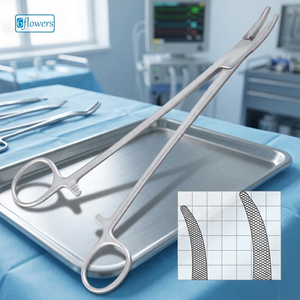 ที่ใส่เข็ม Heaney สแตนเลสแบบโค้ง21ซม. เครื่องมือผ่าตัดผ่านการรับรอง CE & ISO - Product Image 4