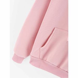 Hoodie personnalisé pour femme, impression de logo sur mesure, tissu molletonné doux, pour filles, streetwear décontracté d'hiver - Product Image 4