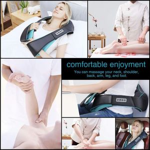Masseur électrique Hiatsu 4D pour le dos, les épaules et le cou, avec chaleur, meilleur cadeau pour les femmes, les hommes, maman, papa - Product Image 6