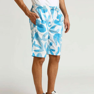 Service OEM – Short de sport pour homme 100 % coton, personnalisable, motif écossais vintage sur le devant, respirant et anti-plis - Product Image 4