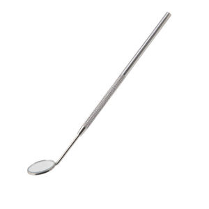 Private Label Personalized Stainless Steel Eyelash Extension <b>Mirror</b> <b>Square</b> Shape Long Handle Lighted - Product Image 2