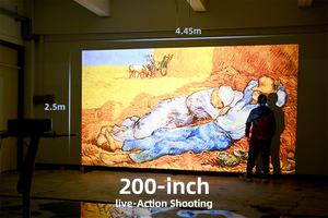 Projecteur Android portable AUN U002 pour cinéma maison, 1080p 4K MINI 3D Smart TV, dropshipping, marque économique, faible coût, professionnel - Product Image 2