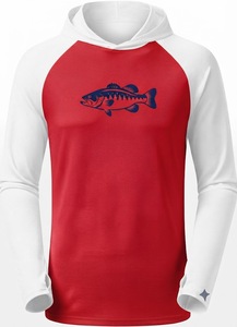 Mens Long Sleeve Fishing Hoodie Performance <b>Sun</b> Protection Graphic <b>Shirt</b> Lightweight Athletic Outdoor Apparel For Men - Product Image 3