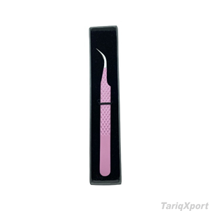 Juego de Pinzas de Acero Inoxidable de Alta Calidad para Extensión de Pestañas, Punta Curva de Volumen, Herramienta de Precisión de 12 mm - Product Image 2