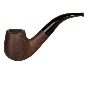 Pipa de Fumar de Madera Natural Hecha a Mano, Ecológica y Duradera, Estilo Vintage, Producto del Fabricante - Product Image 1