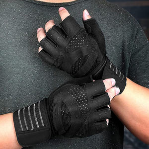 Premium Quality Lightweight Weightlifting <b>Gloves</b> Cross-fit Workouts Palm Protection Training Half Finger Gym Sports Fitness - Product Image 5