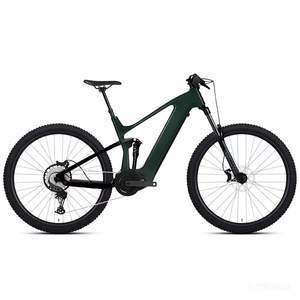 Vélo électrique en fibre de carbone avec pneus 29/27,5 2.4, double suspension, moteur central octogonal 500W, batterie lithium 48V 15Ah - Product Image 2