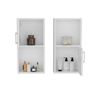 Armadietto Bianco per Medicinali Florence, Eleganti Mensole per Bagno - Product Image 5