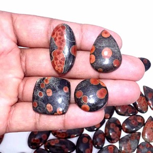 Piedras Preciosas Sueltas de Obsidiana Mexicana Natural de Primera Calidad, Mezcla de Formas de Cabujón, para Joyería - Product Image 3