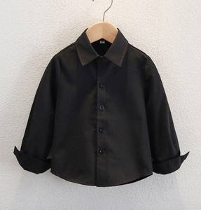 Camisa de Franela para Niños, Cuello Redondo, Diseño a Cuadros, 100% Algodón, Transpirable, Ecológica, Manga Larga con Bolsillo, para Bebés y Niños Pequeños - Product Image 3