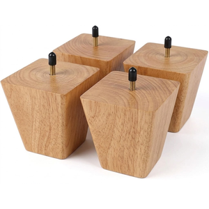 Patas de Sofá de Madera Maciza Resistentes, Patas Decorativas de Madera Sólida para Proyectos de Muebles de Lujo para Hoteles, Hogares y Oficinas - Product Image 1
