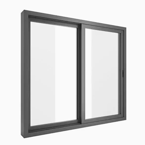 <span class=keywords><strong>Store</strong></span> <span class=keywords><strong>enrouleur</strong></span> moderne noir en aluminium, insonorisé, avec écran en maille d'acier inoxydable et double vitrage coulissant vertical en verre pour fenêtre - Product Image 2