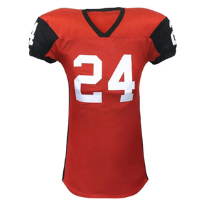 Football Uniform Lightweight Breathable Plus Size Printed Team Wear Performance Customized Logo Quick Dry Red Blue - Product Image 5