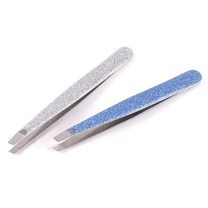 Eyebrow Tweezer Hair Slanted <b>Puller</b> Stainless Steel Eye Brow Clips Hair Removal Slant Tip Eyelash Tweezer Makeup Tool - Product Image 3