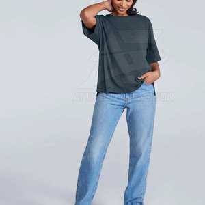 Camiseta Holgada de Moda para Mujer, Tejido Transpirable de Calidad, Corte Holgado, Estilo Moderno e Informal - Product Image 3