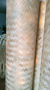 Panel de Mimbre de Bambú con Estructura de Tejido Uniforme para Decoración de Muebles, Insertos de Gabinetes y Proyectos de Diseño - Product Image 6